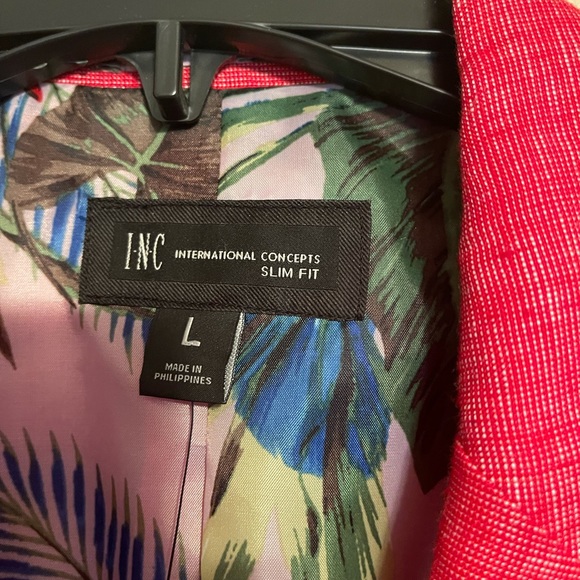 Red Linen Jacket - Picture 4 of 4